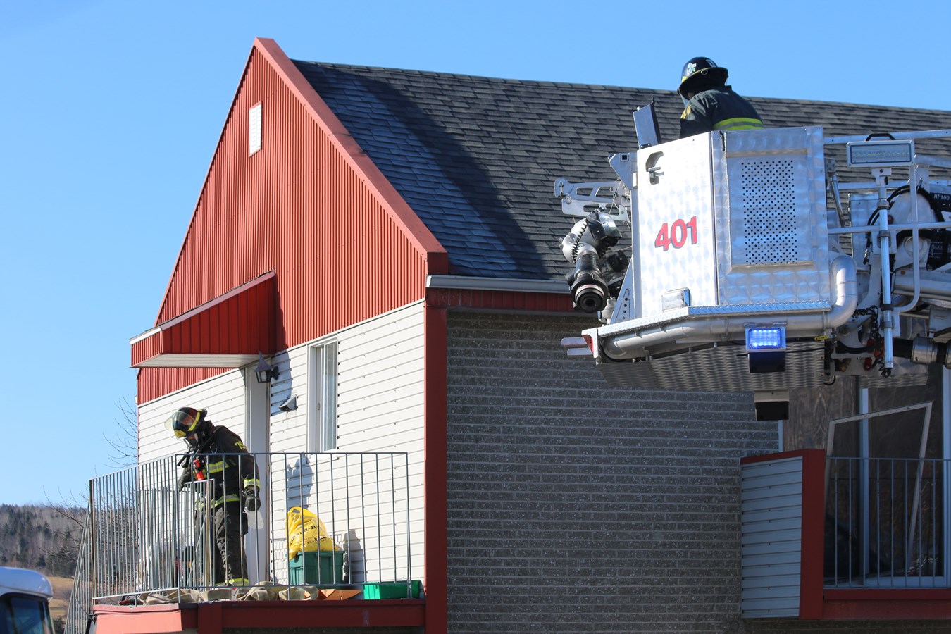 Un début d'incendie dans un bloc appartement de Saint-Georges