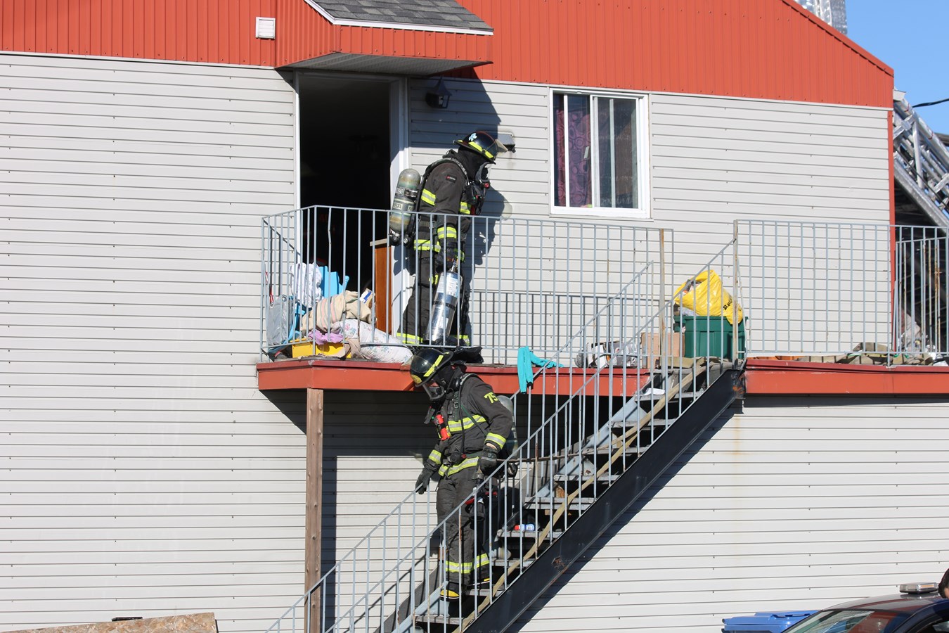 Un début d'incendie dans un bloc appartement de Saint-Georges