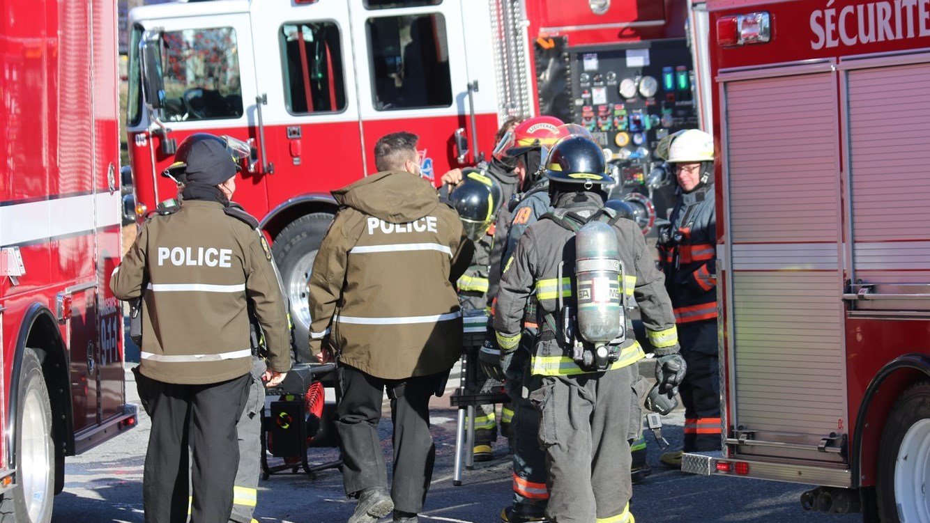 Un début d'incendie dans un bloc appartement de Saint-Georges