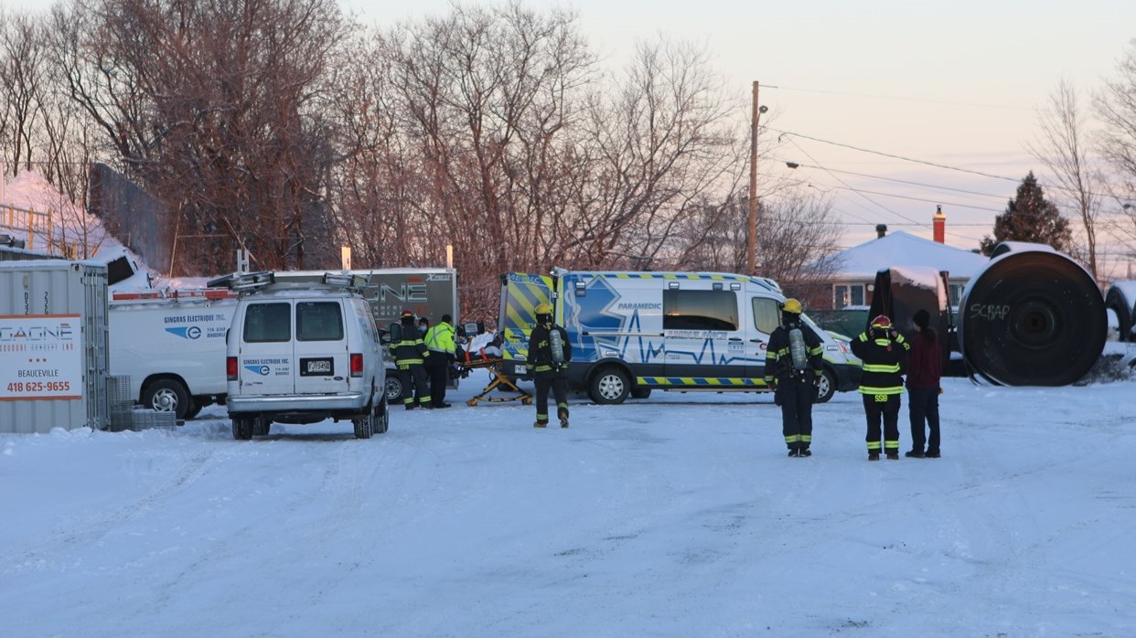 Explosion d'une boîte électrique chez Solarcom