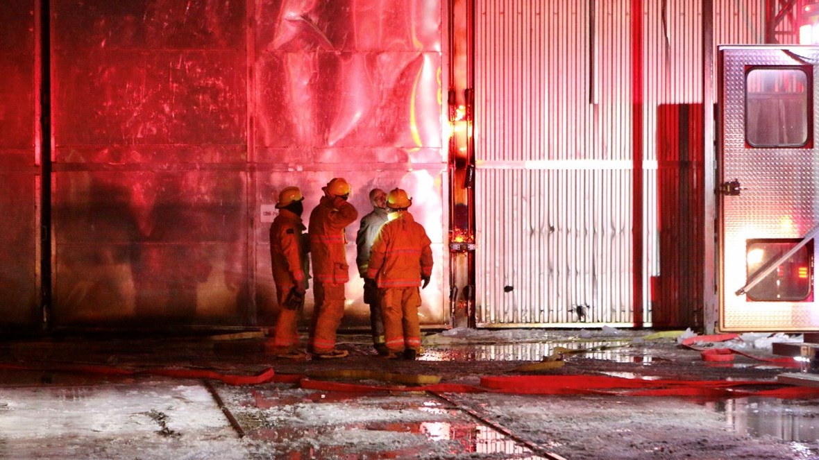 Début d'incendie Sainte-Aurélie