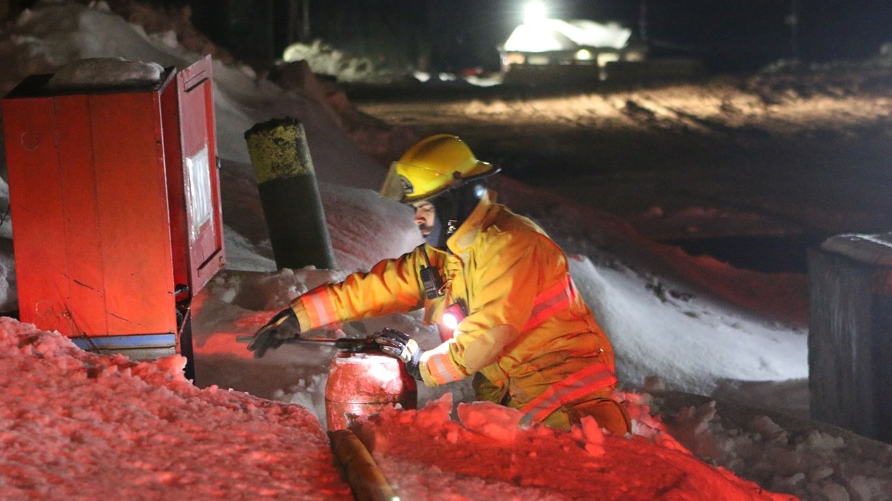 Début d'incendie Sainte-Aurélie