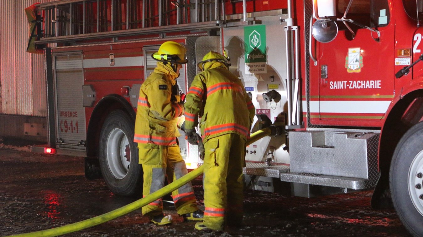 Début d'incendie Sainte-Aurélie