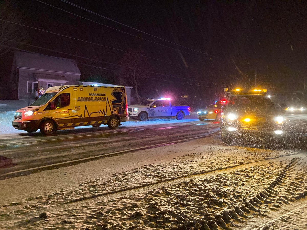 Trois véhicules impliqués dans un accident à Saint-Frédéric