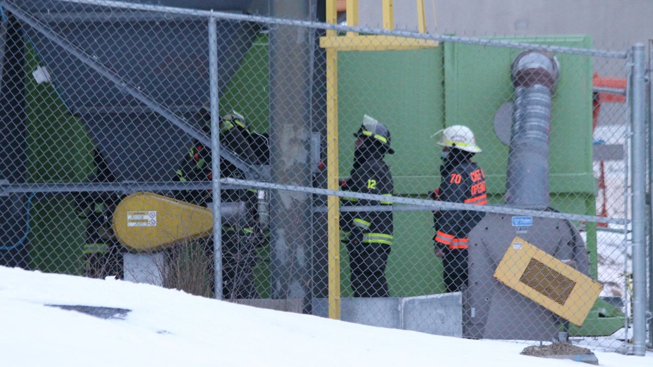 Les pompiers de Saint-Georges font des vérifications suite à un début d'incendie à l'école de charpenterie-menuiserie.