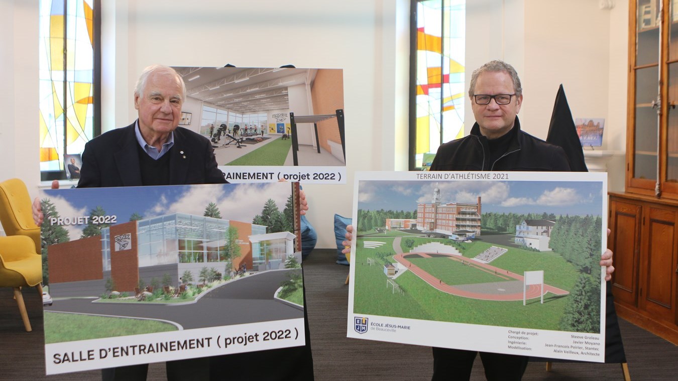 Michel Bernard et Marcel Dutil agiront comme présidents d'honneur de la campagne de financement de la Fondation EJM.