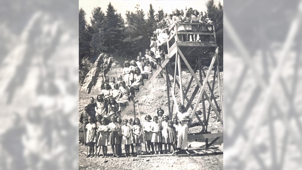 Le camp Jociste, ancêtre du Parc des Sept-Chutes