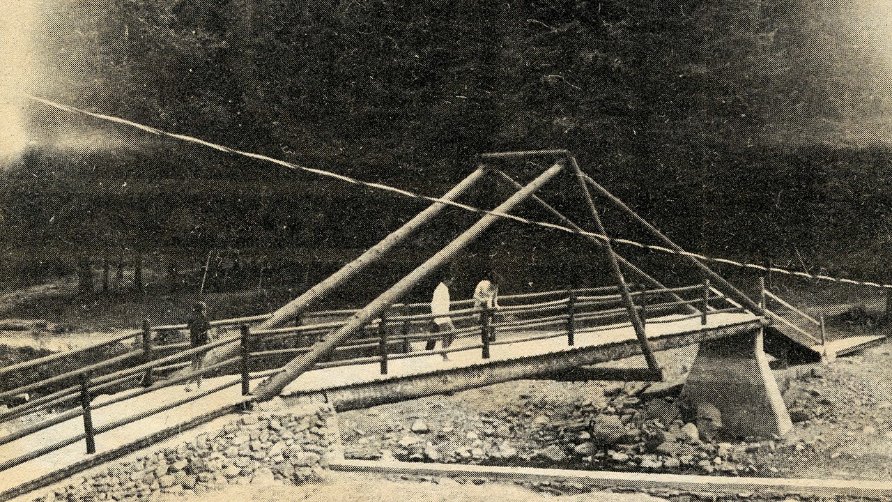 Le camp Jociste, ancêtre du Parc des Sept-Chutes