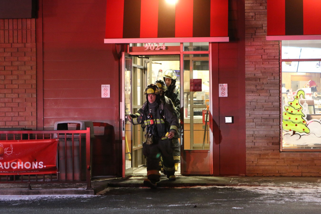 Intervention mineure des pompiers chez Tim Hortons hier soir