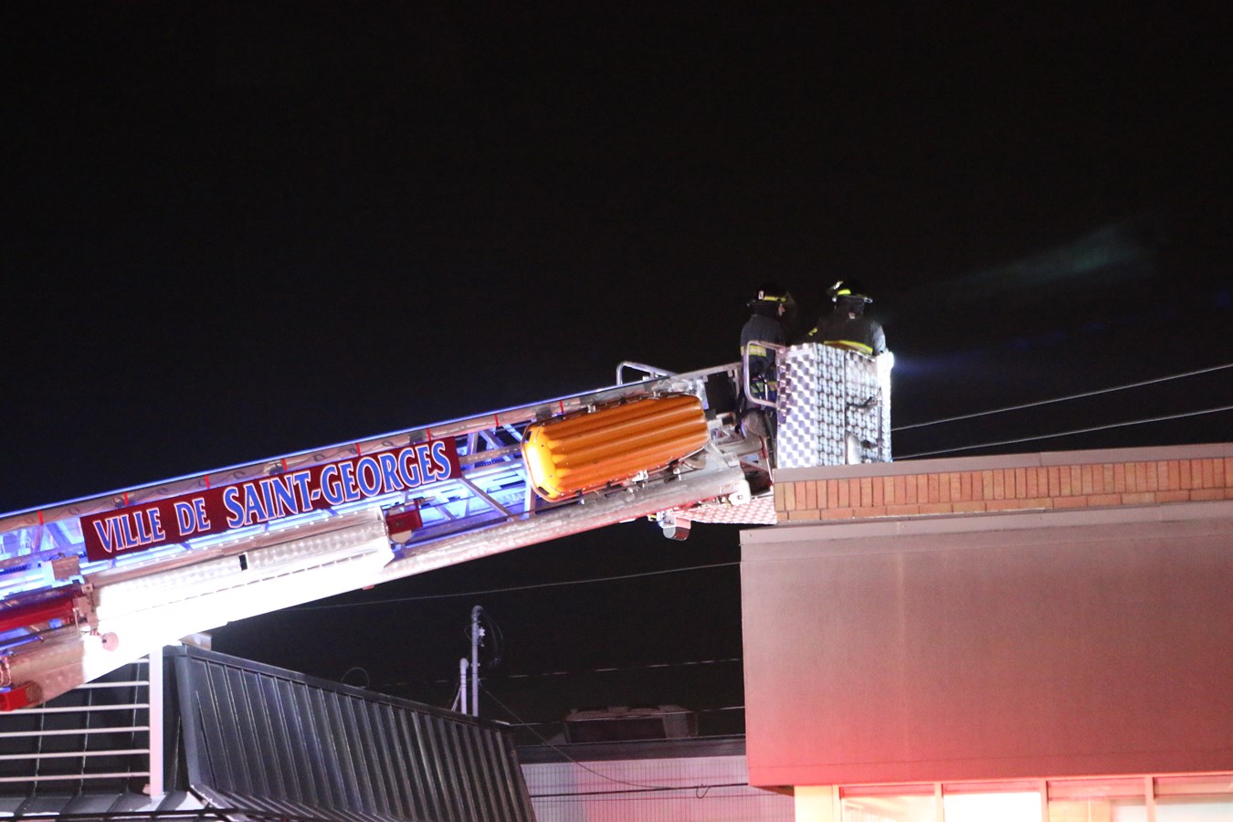 Intervention mineure des pompiers chez Tim Hortons hier soir