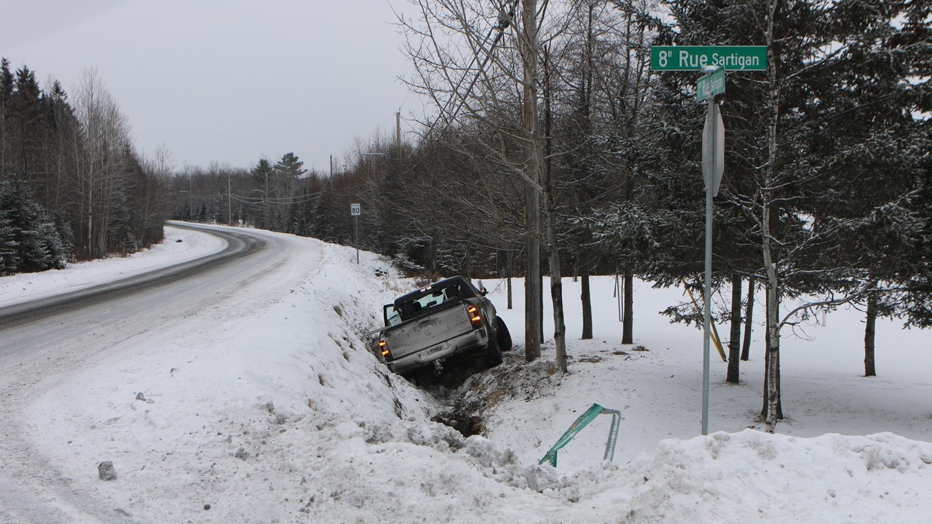 Sortie de route à Saint-Georges
