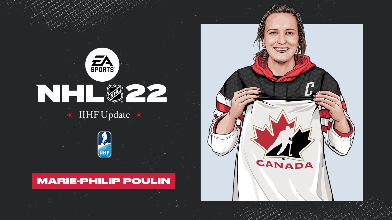Marie-Philip Poulin se retrouvera dans le jeu vidéo «NHL 22»