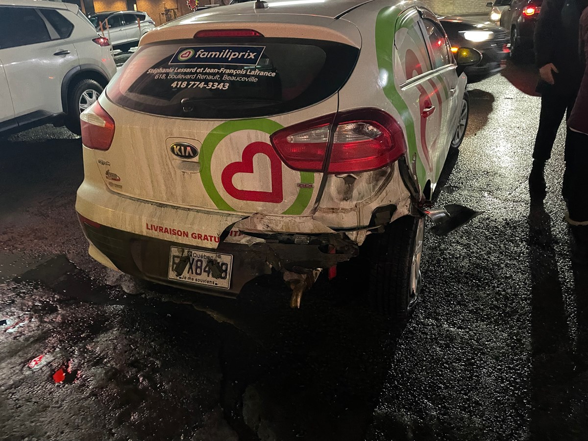 Collision à Beauceville
