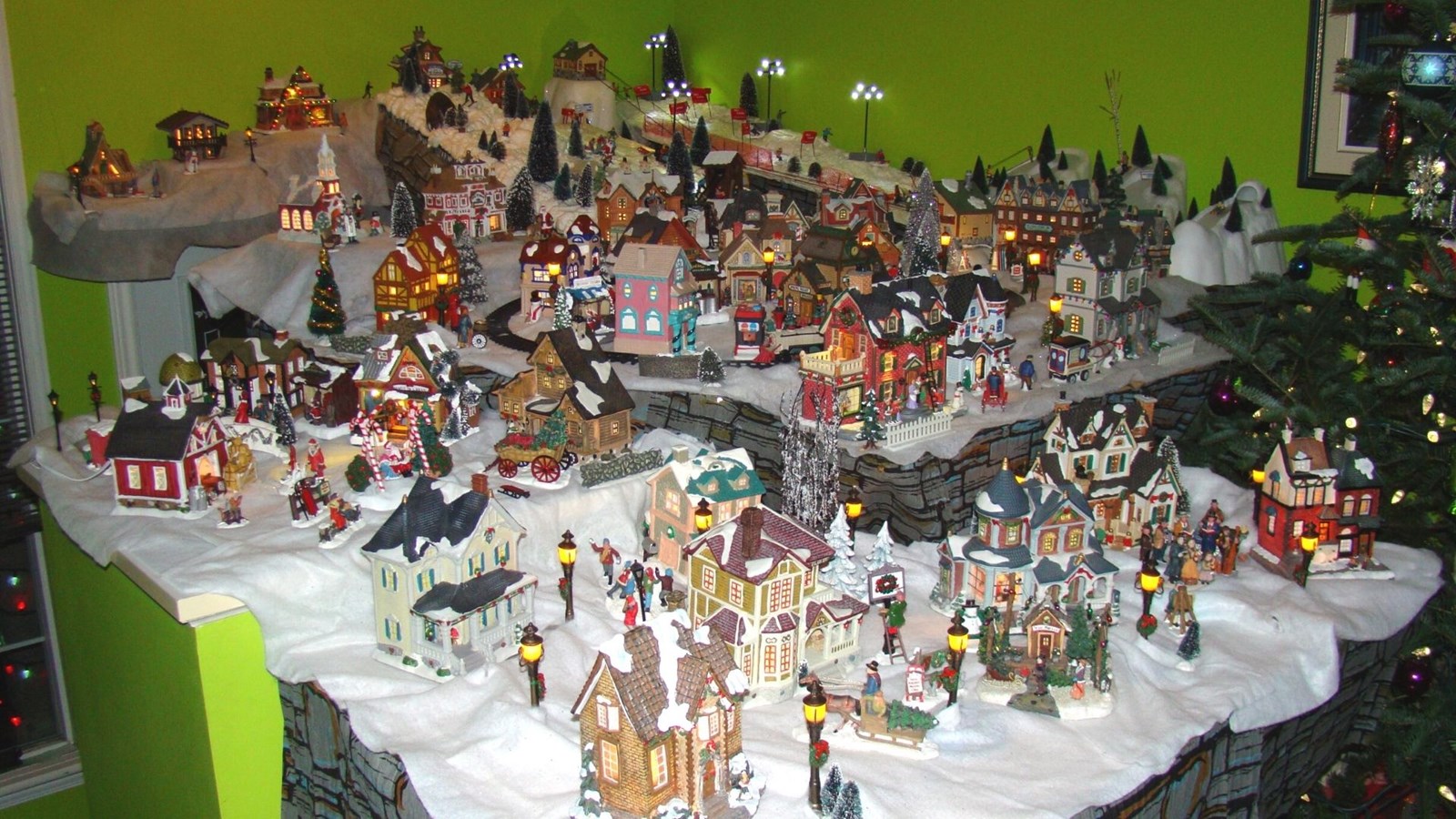 Un village de Noël qui leur ressemble