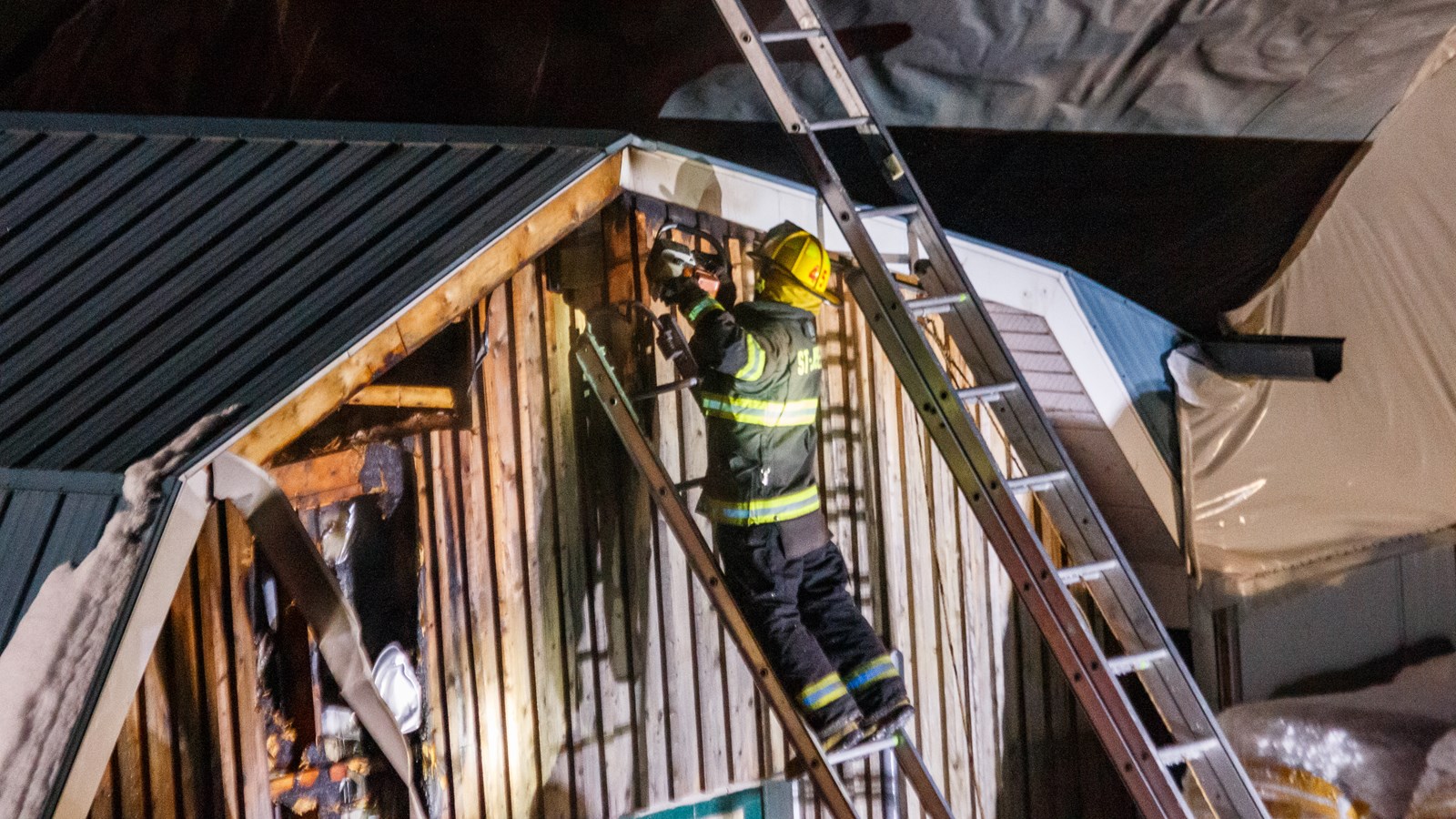 Début d'incendie aux Serres de Saint-Joseph hier soir