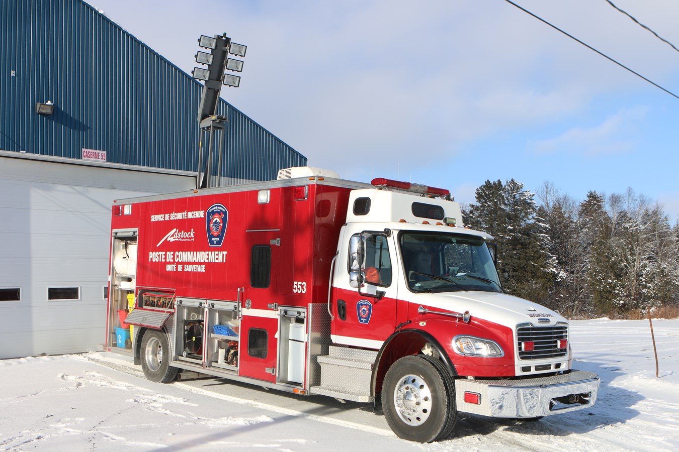 Un camion à 265 000 $ pour le service de sécurité incendie d'Adstock
