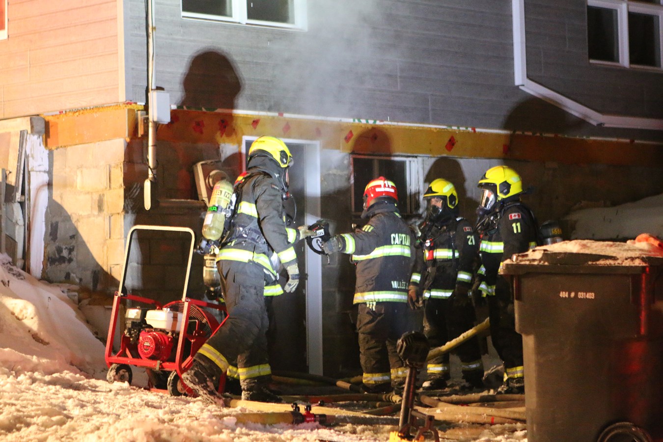Une résidence victime d'un incendie à Vallée-Jonction