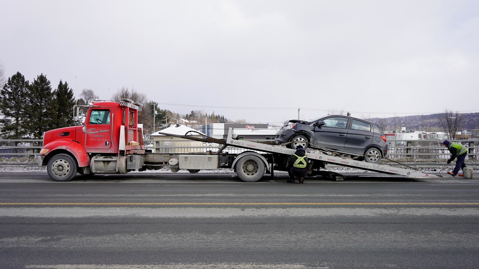 Collision entre deux véhicules sur le Boulevard Lacroix