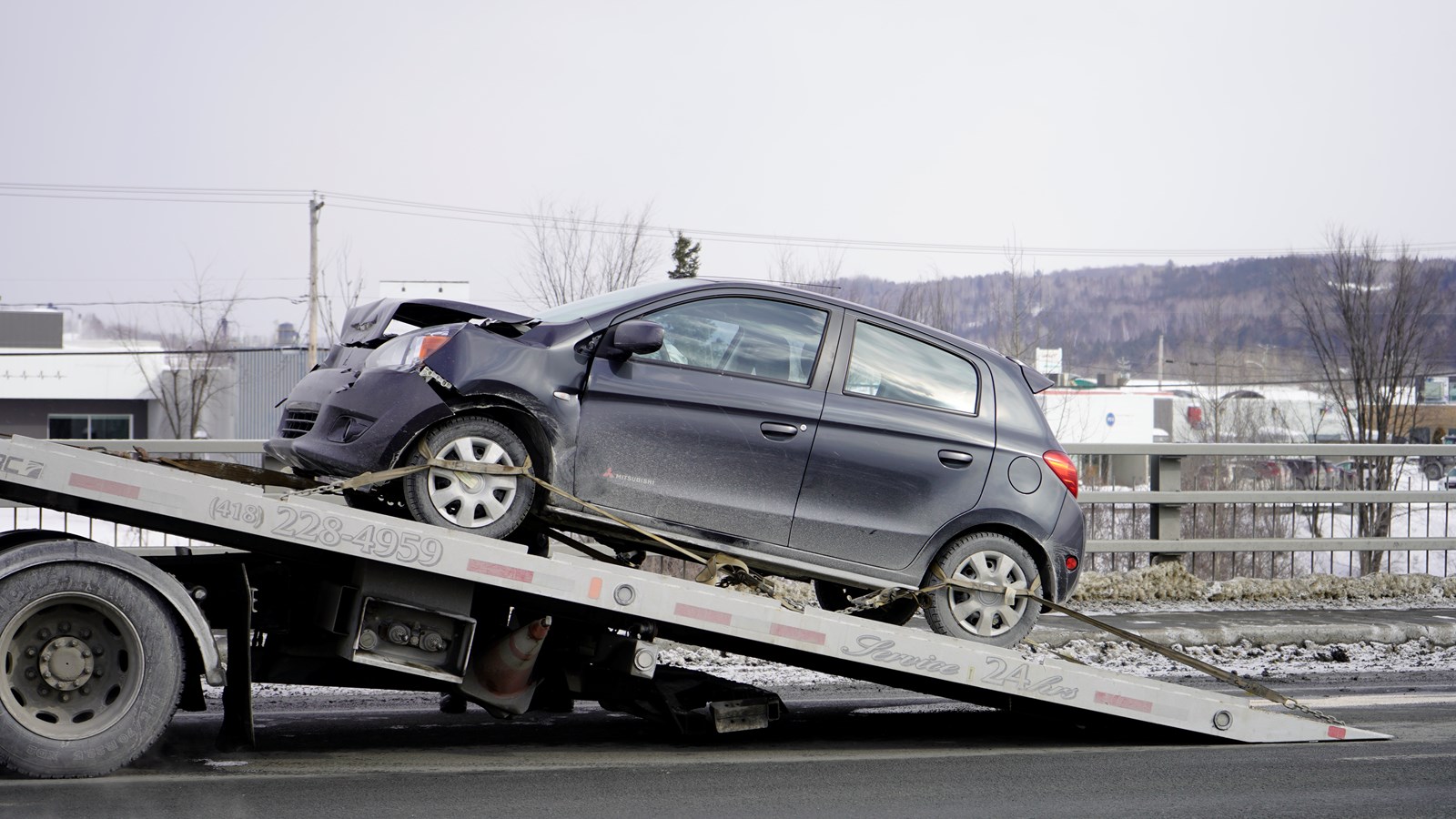 Collision entre deux véhicules sur le Boulevard Lacroix