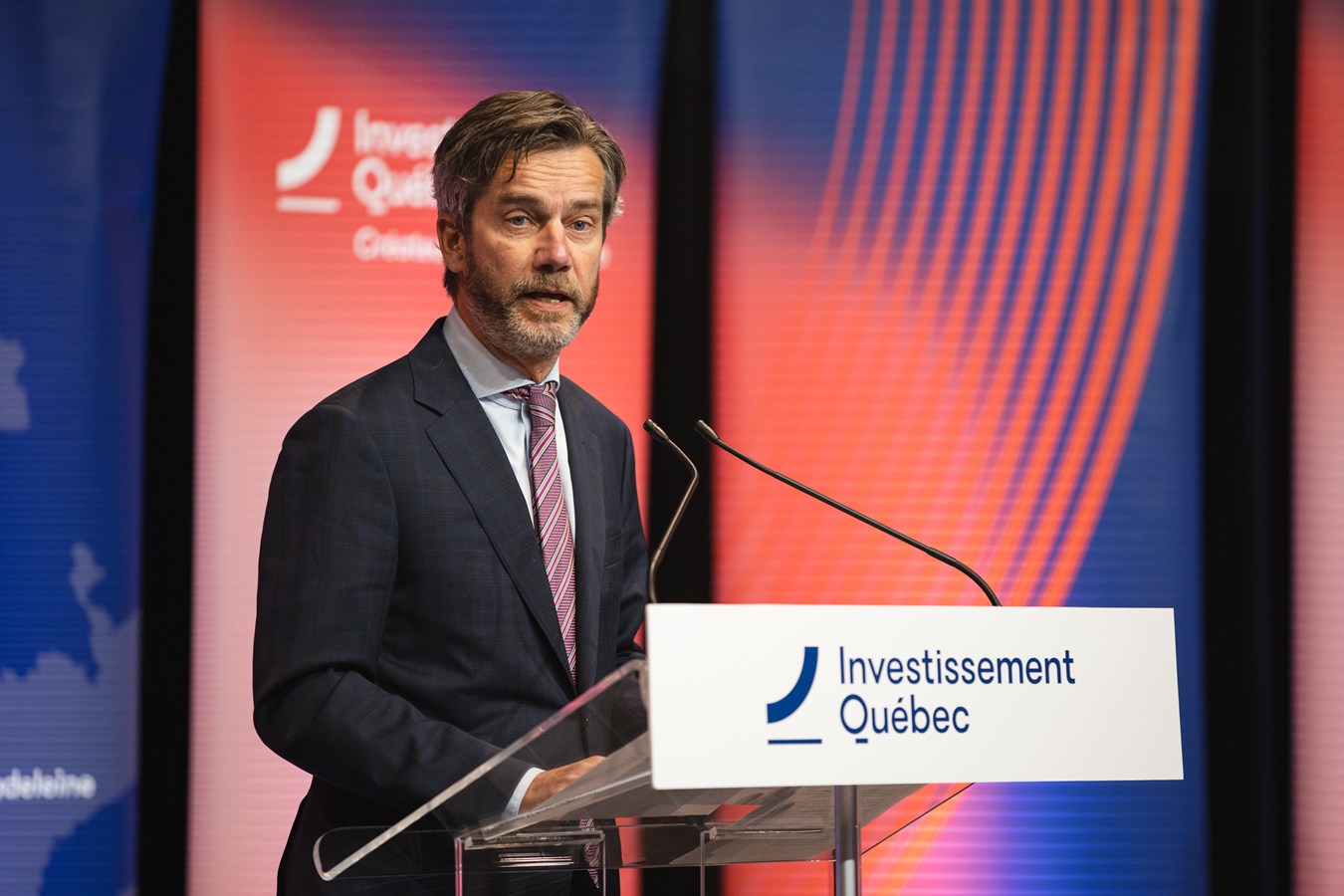 Le président-directeur général d’Investissement Québec, Guy LeBlanc.
