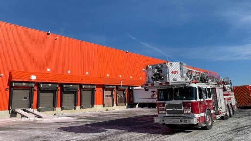 Intervention des pompiers chez Procycle