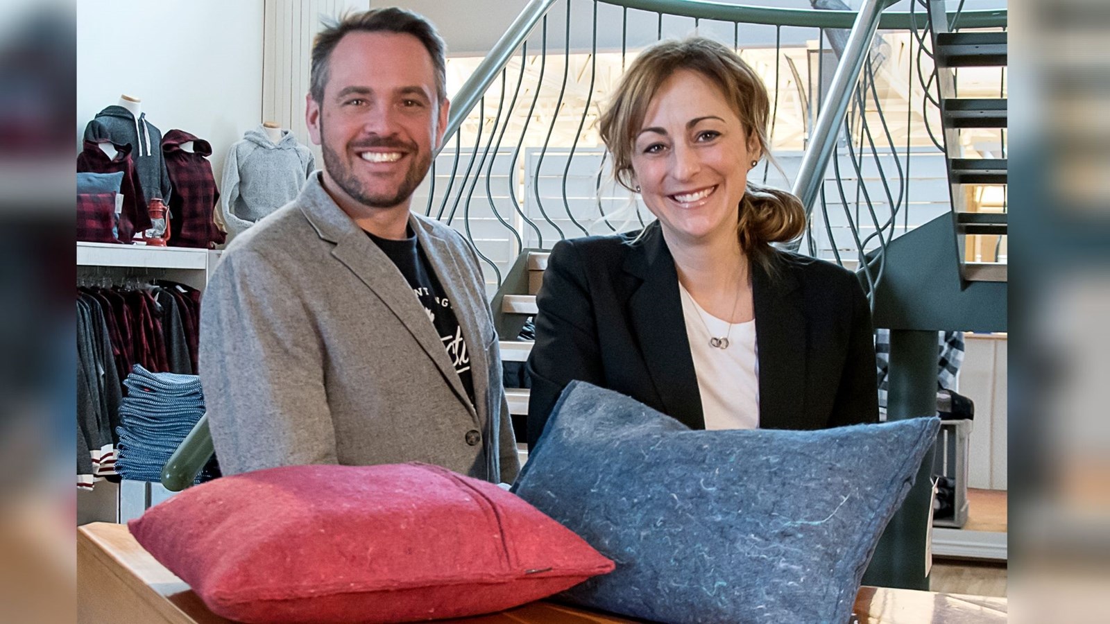 Un coussin écoresponsable fabriqué dans la région