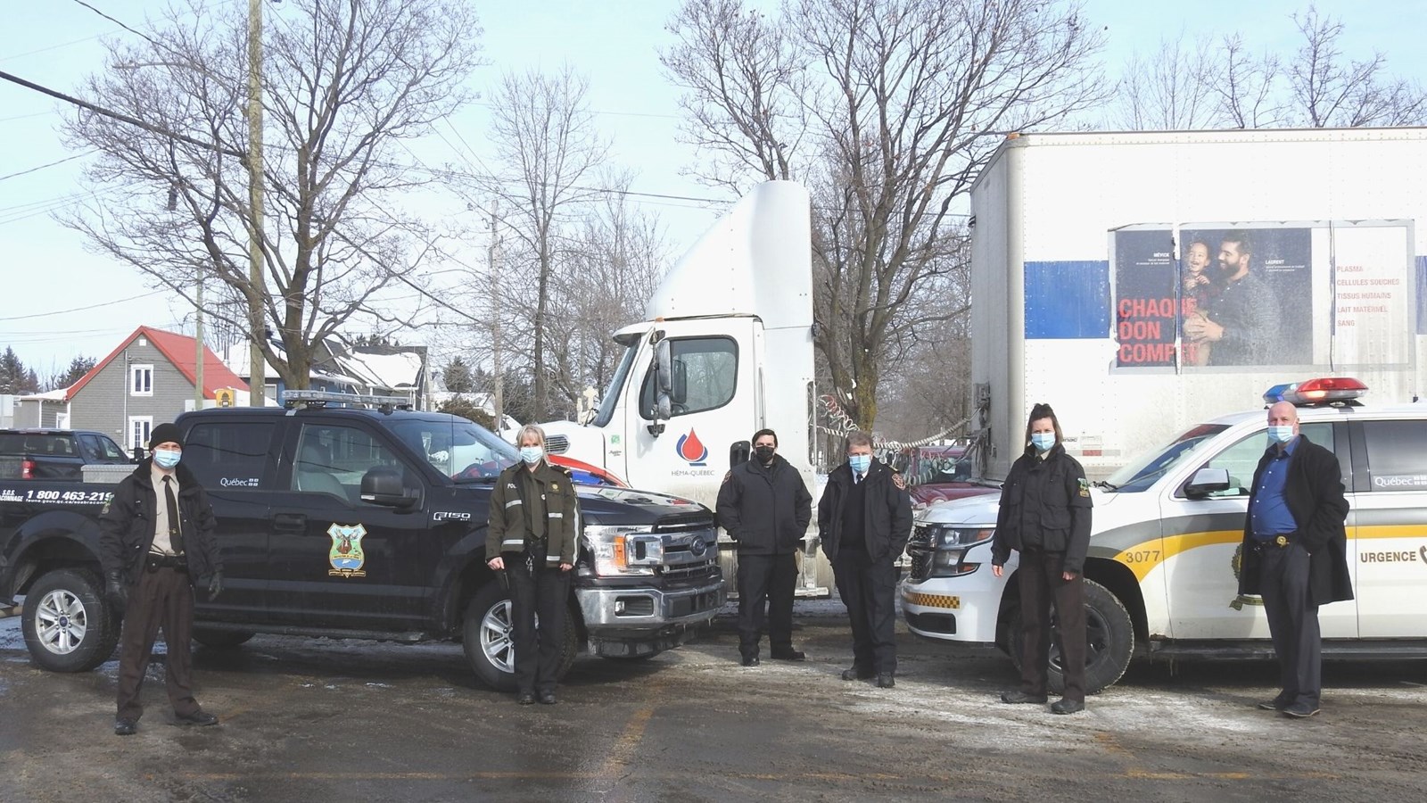 Collecte de sang réussie pour la SQ de la MRC Nouvelle-Beauce