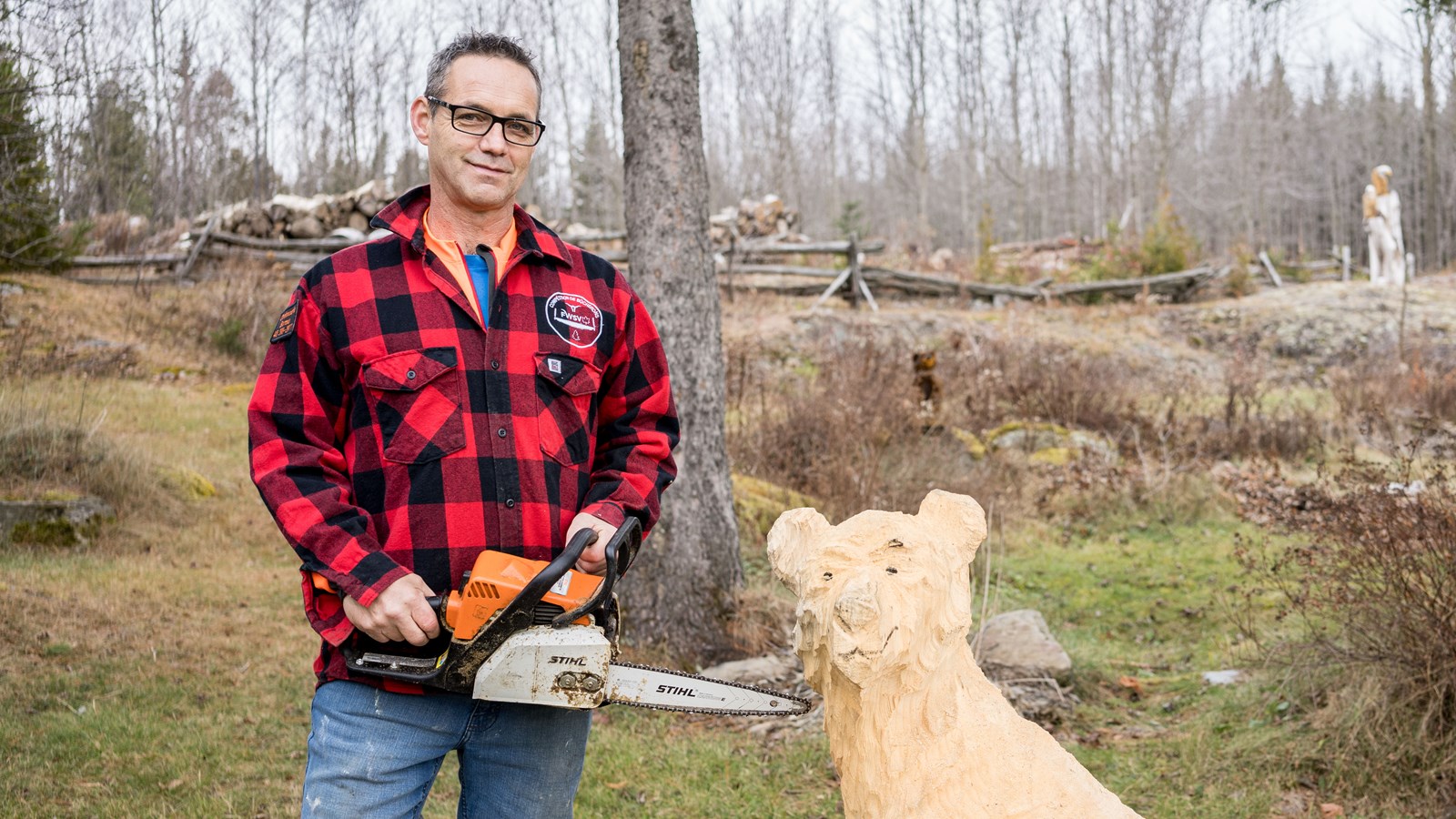 Daniel Gamsby ou la passion de sculpter à la scie à chaîne