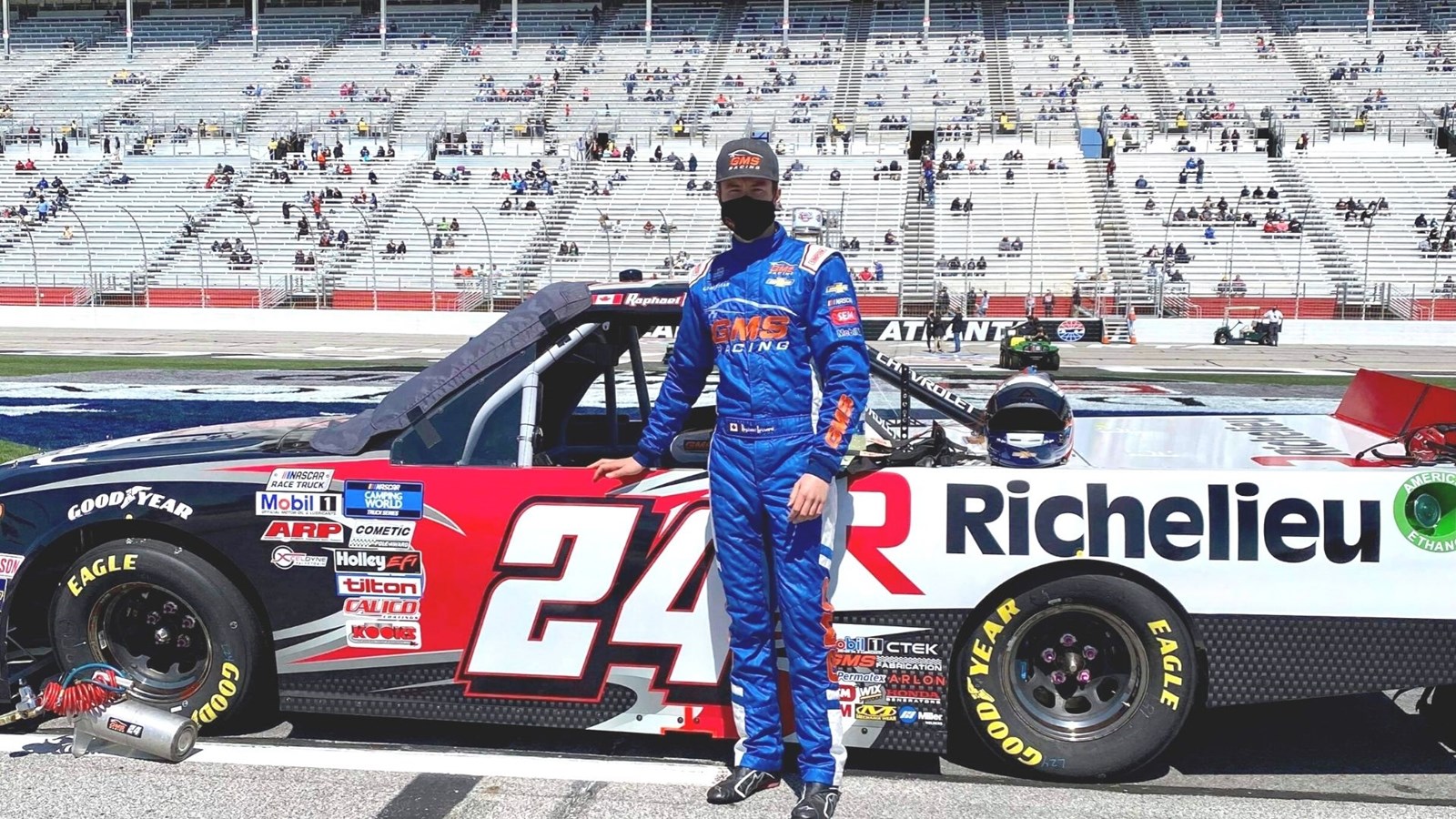 Raphaël Lessard trahi par la mécanique au Atlanta Motor Speedway