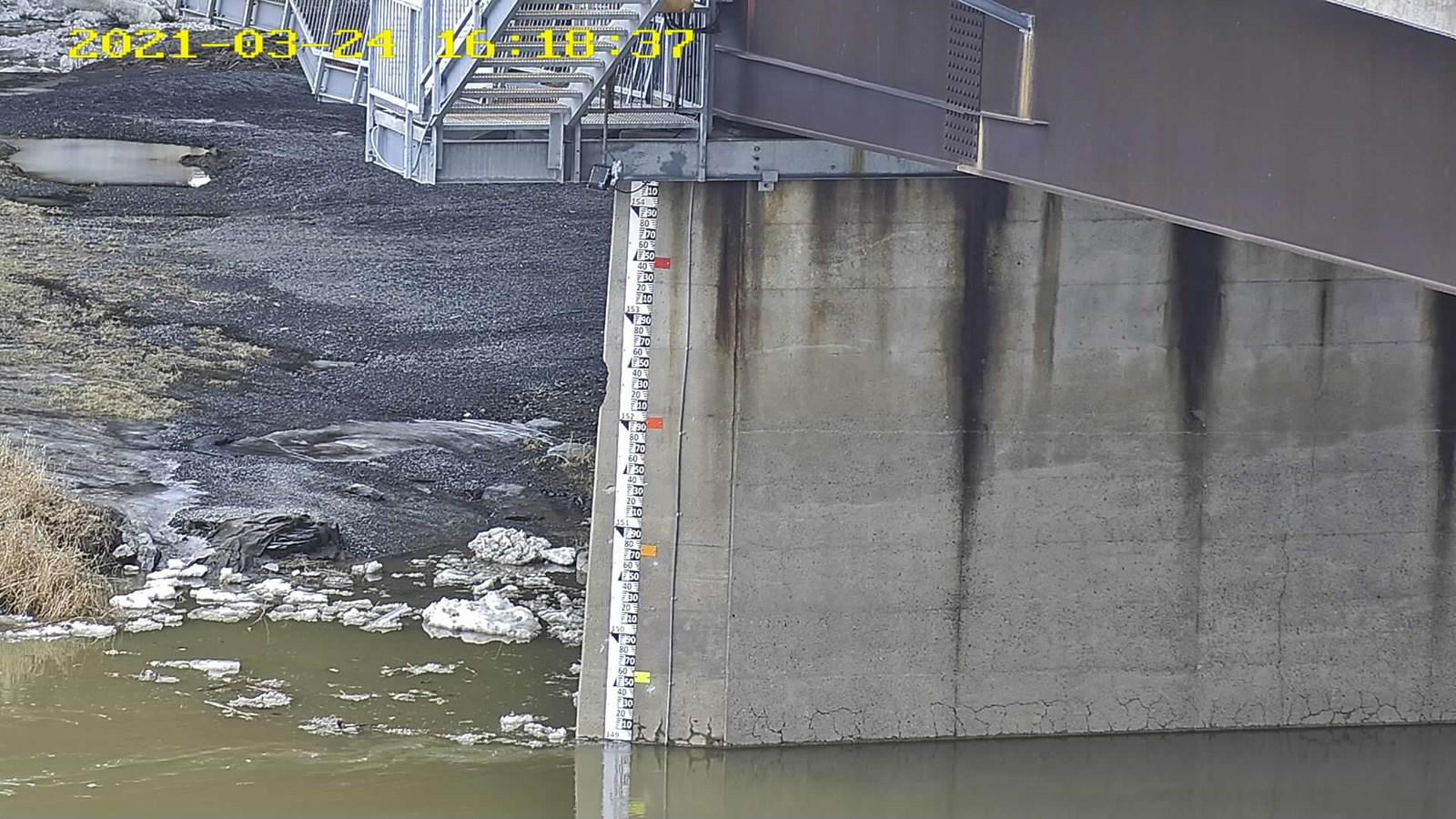 Rivière Chaudière : il y a maintenant un embâcle à Beauceville