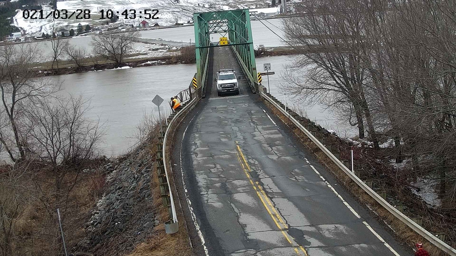 Rivière Chaudière: le pont rouvert à Saint-Joseph