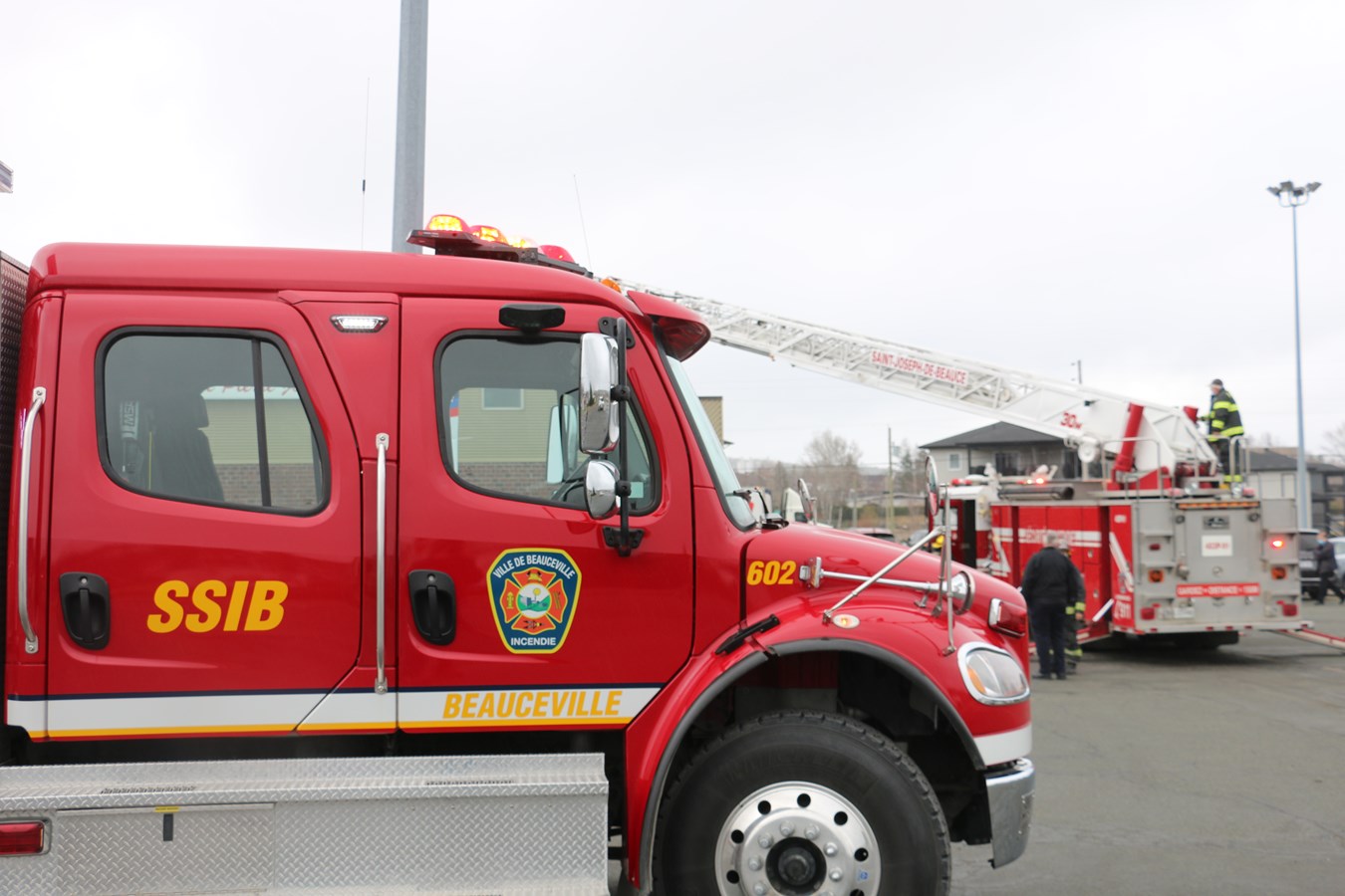 Feu de friteuse au marché IGA de Saint-Joseph