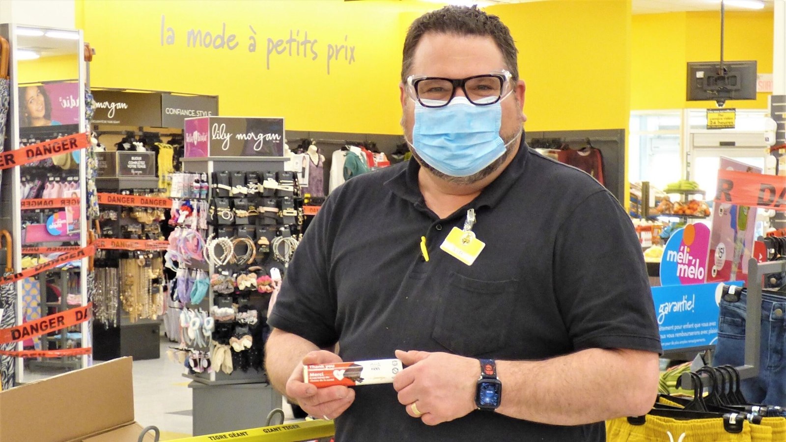 Olivier Lorrain, gérant du magasin Tigre Géant de Saint-Georges