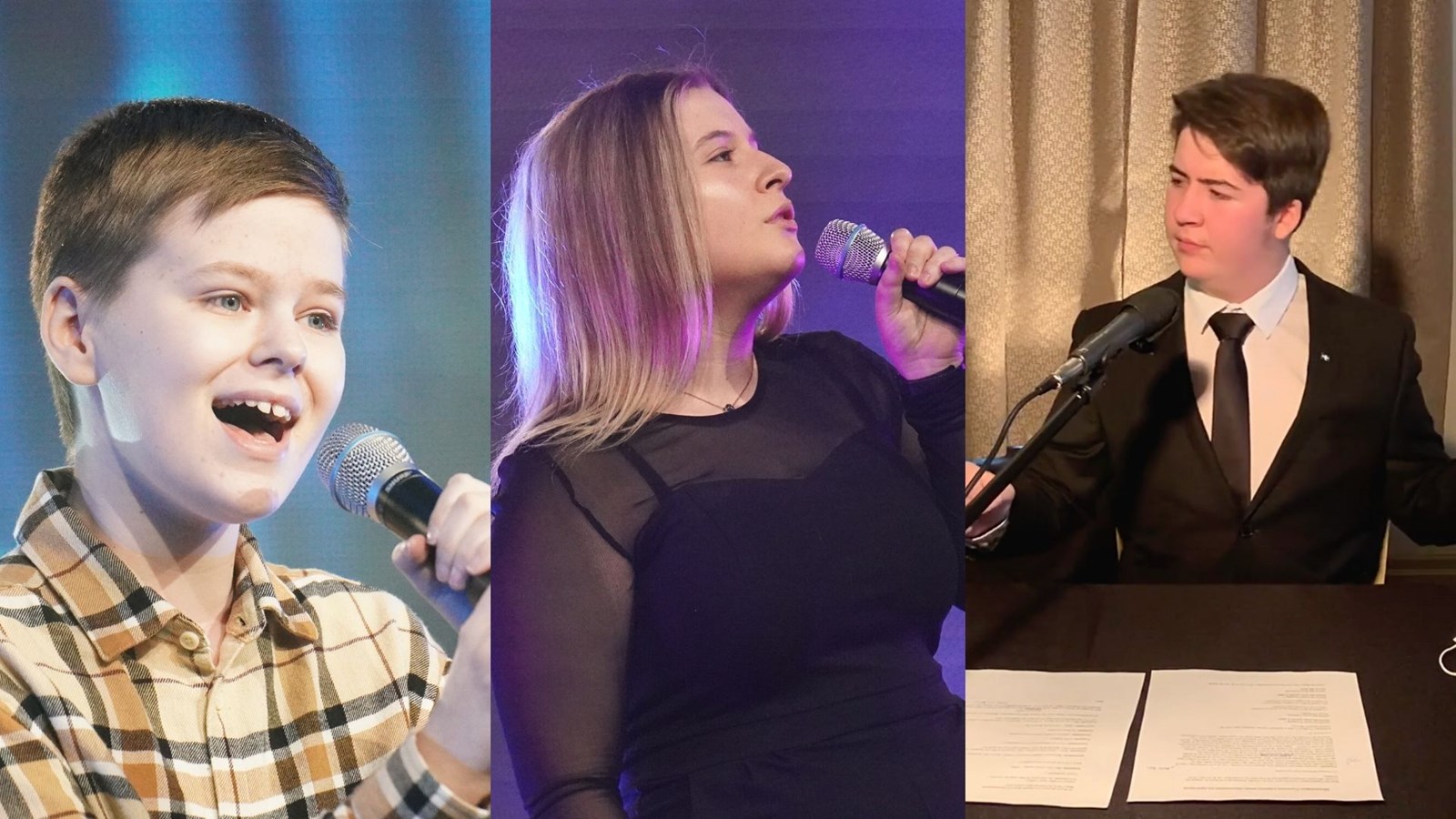 Marc-Antoine Brunelle, Mya Lafontaine et Samuel Boutin