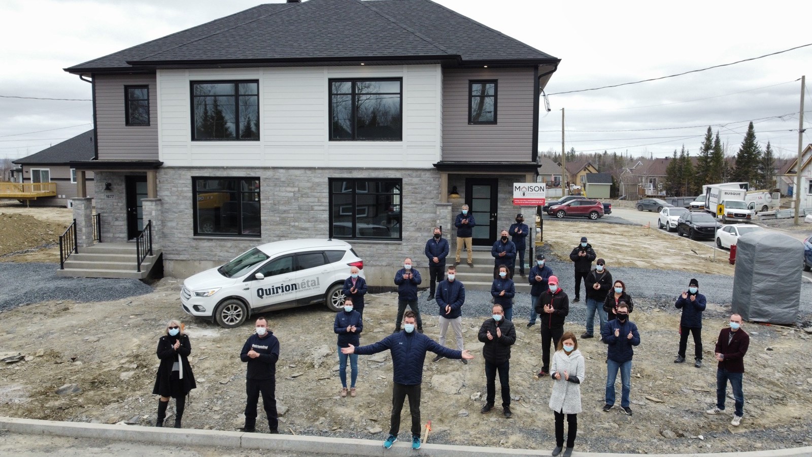 Un groupe de Quirion Métal remporte le tirage de la Maison Moisson Beauce