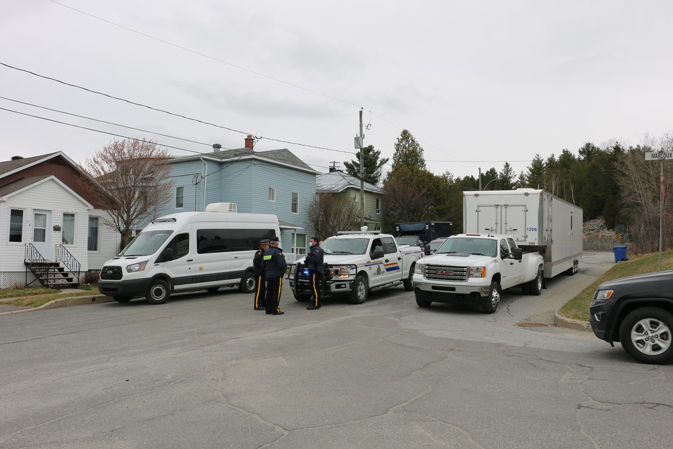 Perquisition d'un potentiel laboratoire clandestin de drogue à Thetford Mines