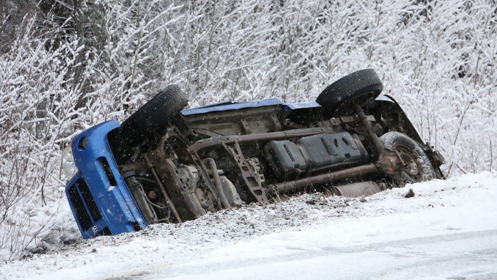 Sortie de route à Beauceville