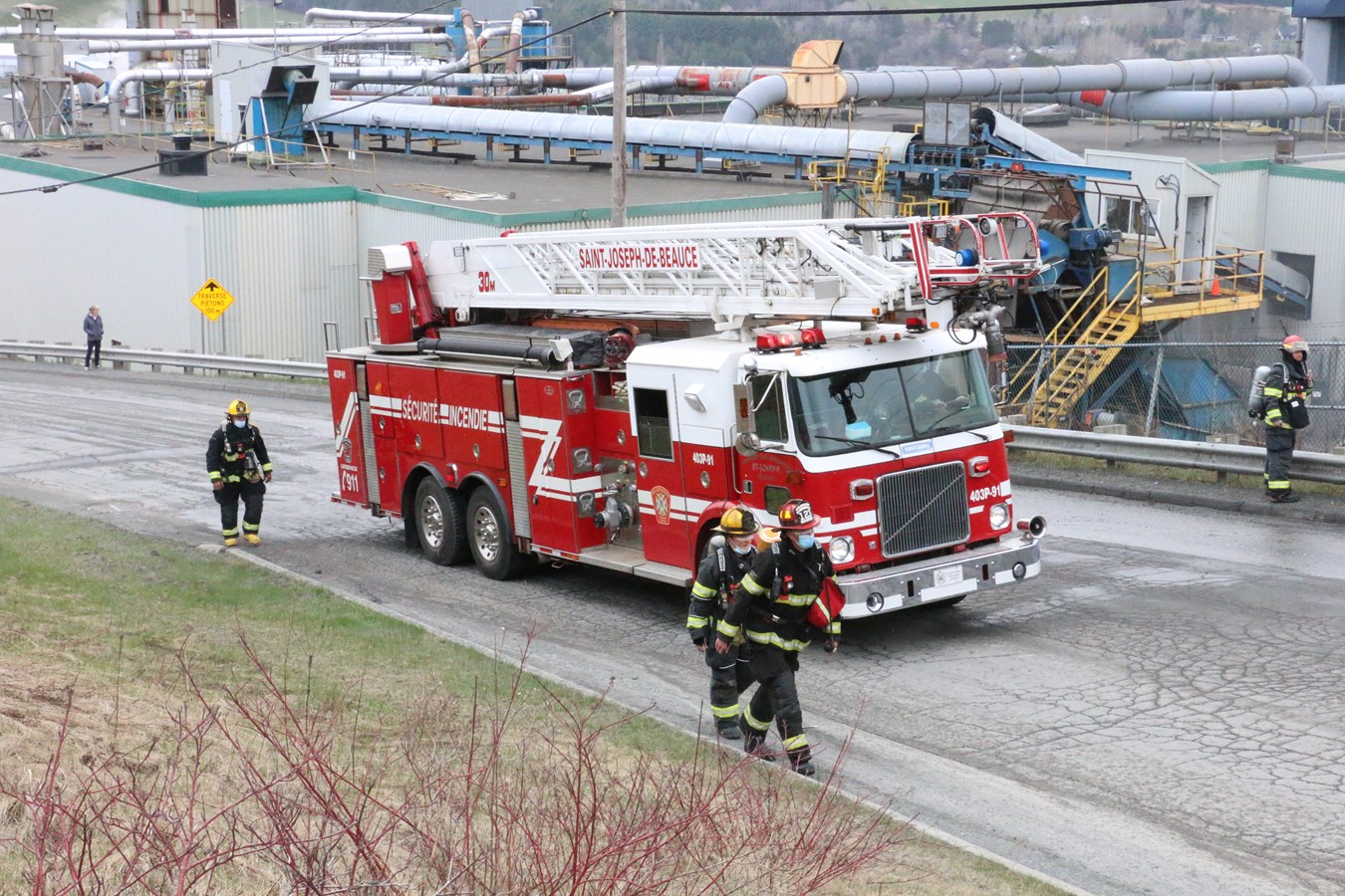 Un incendie éclate chez Royal Mat