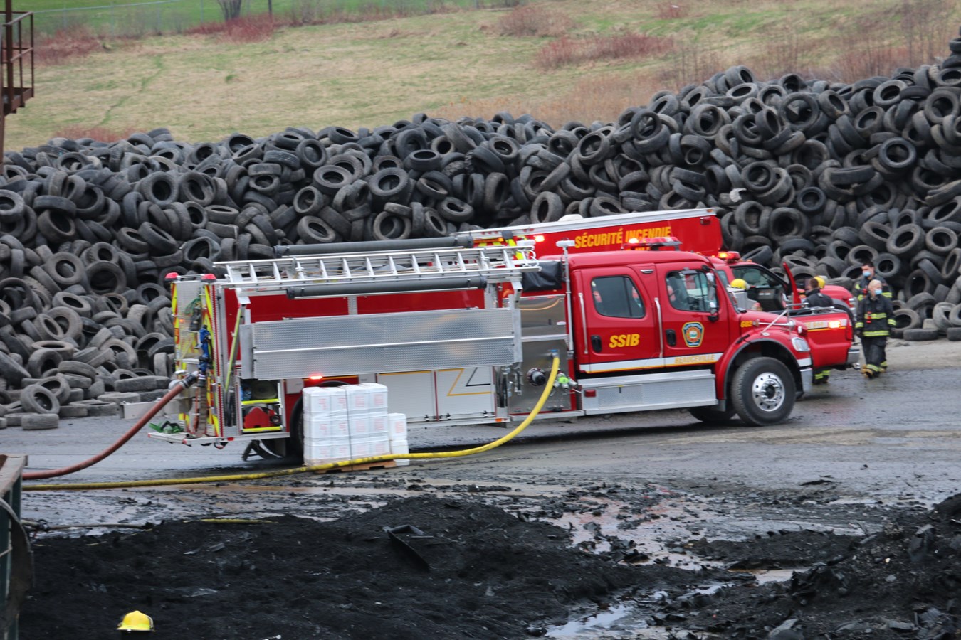 Un incendie éclate chez Royal Mat