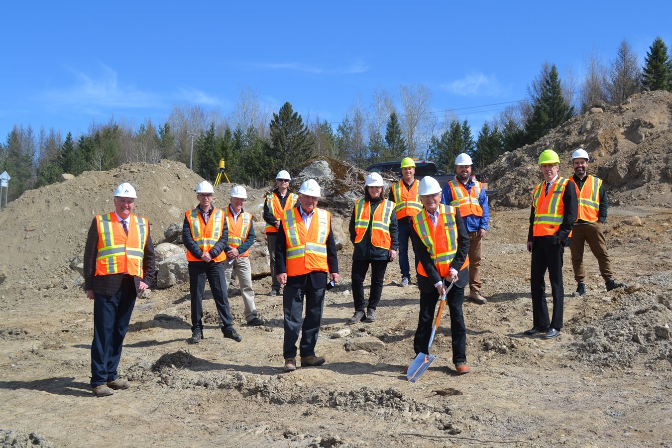 Début des travaux de construction du centre multifonctionnel de Saint-Joseph-de-Beauce