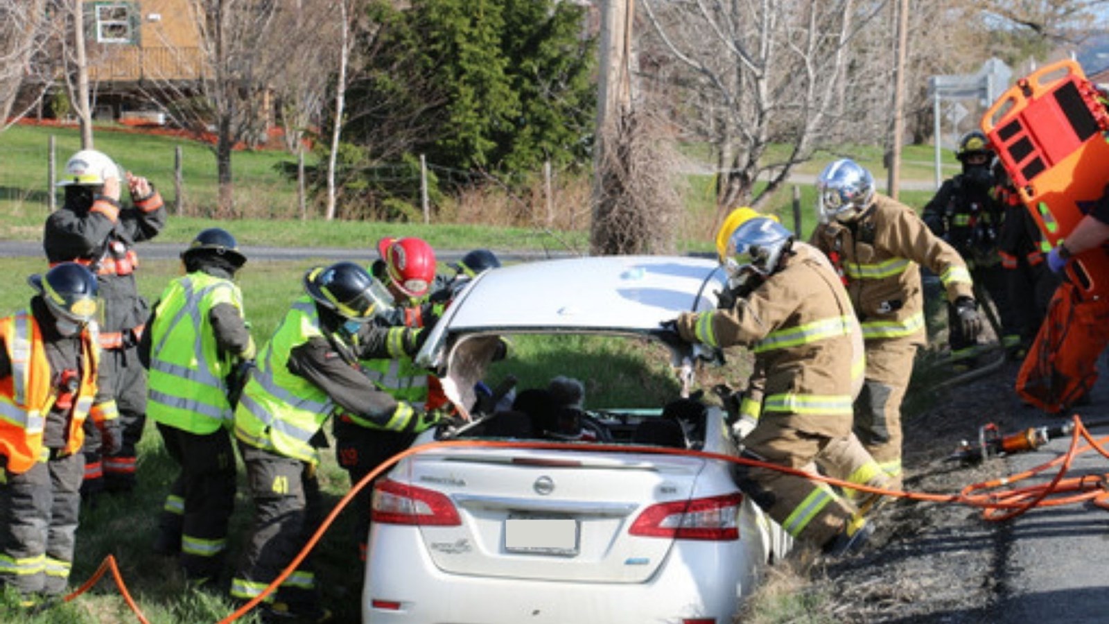 Collision à Notre-Dame-des-Pins: deux personnes blessées