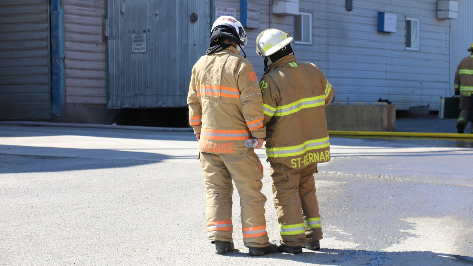 Incendie à l’usine des Aliments Breton