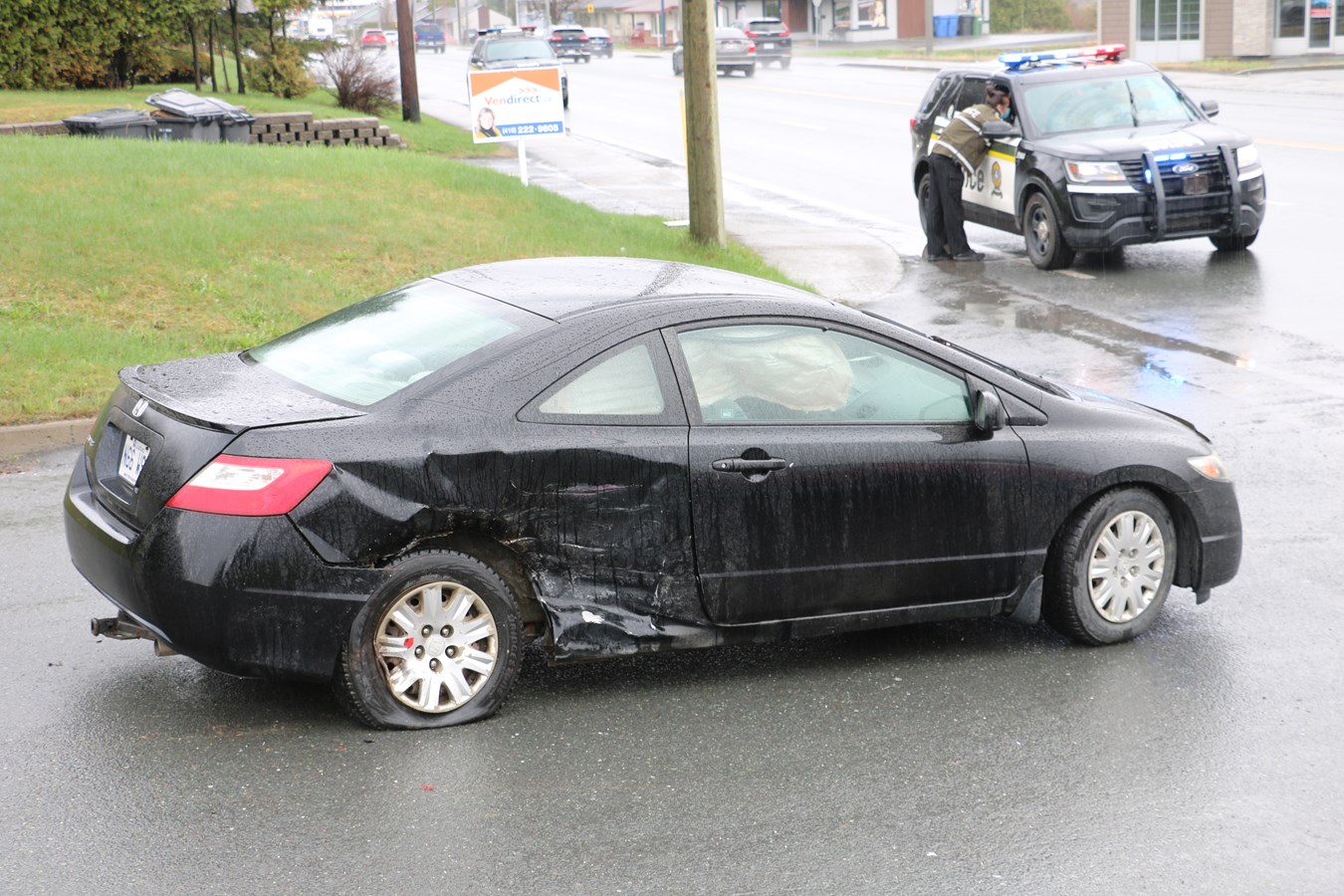 Collision sur le boulevard Lacroix au niveau de la 142e rue