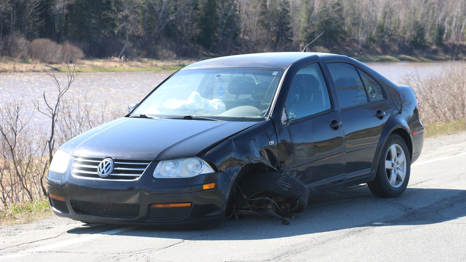 Face à face sur la route 204