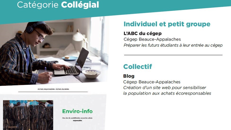 Deux prix pour les étudiants du CBA au Gala régional du Défi OSEntreprendre