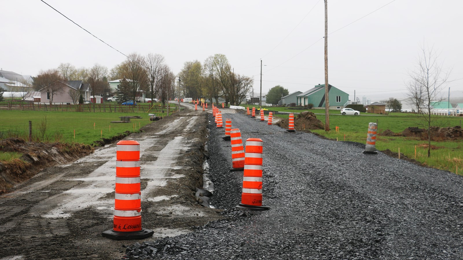 Début de travaux routiers à Saint-Victor