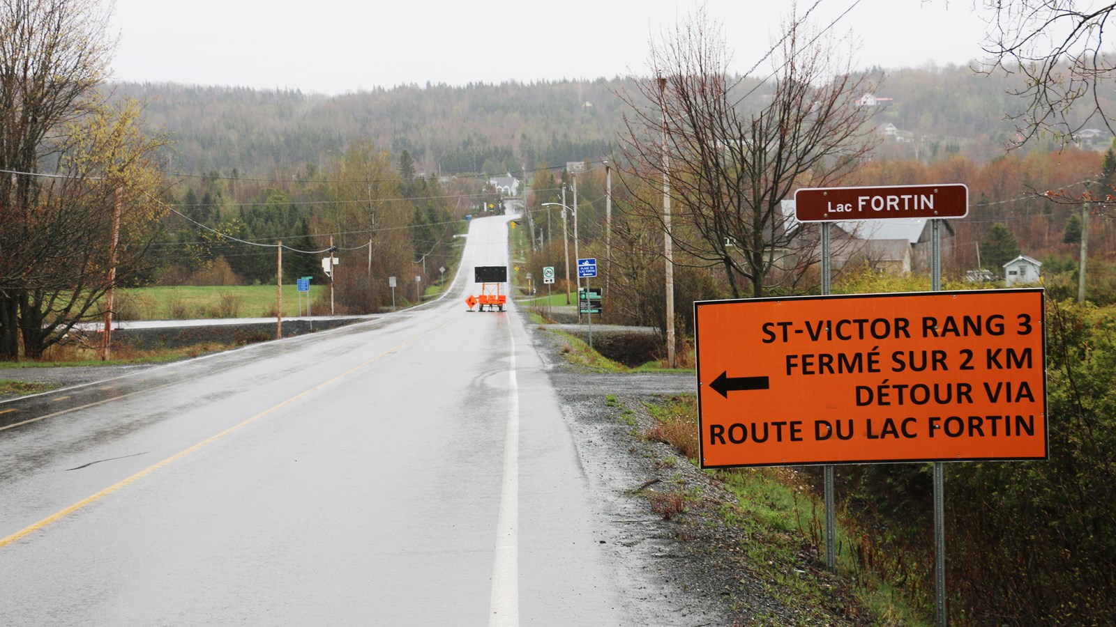 Début de travaux routiers à Saint-Victor