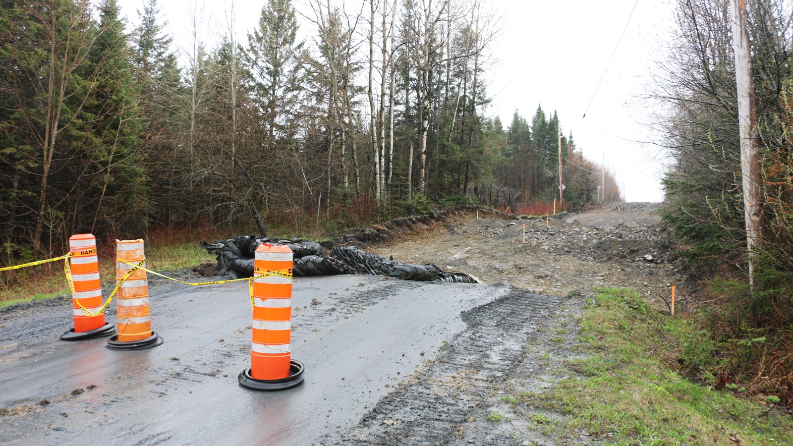 Début de travaux routiers à Saint-Victor