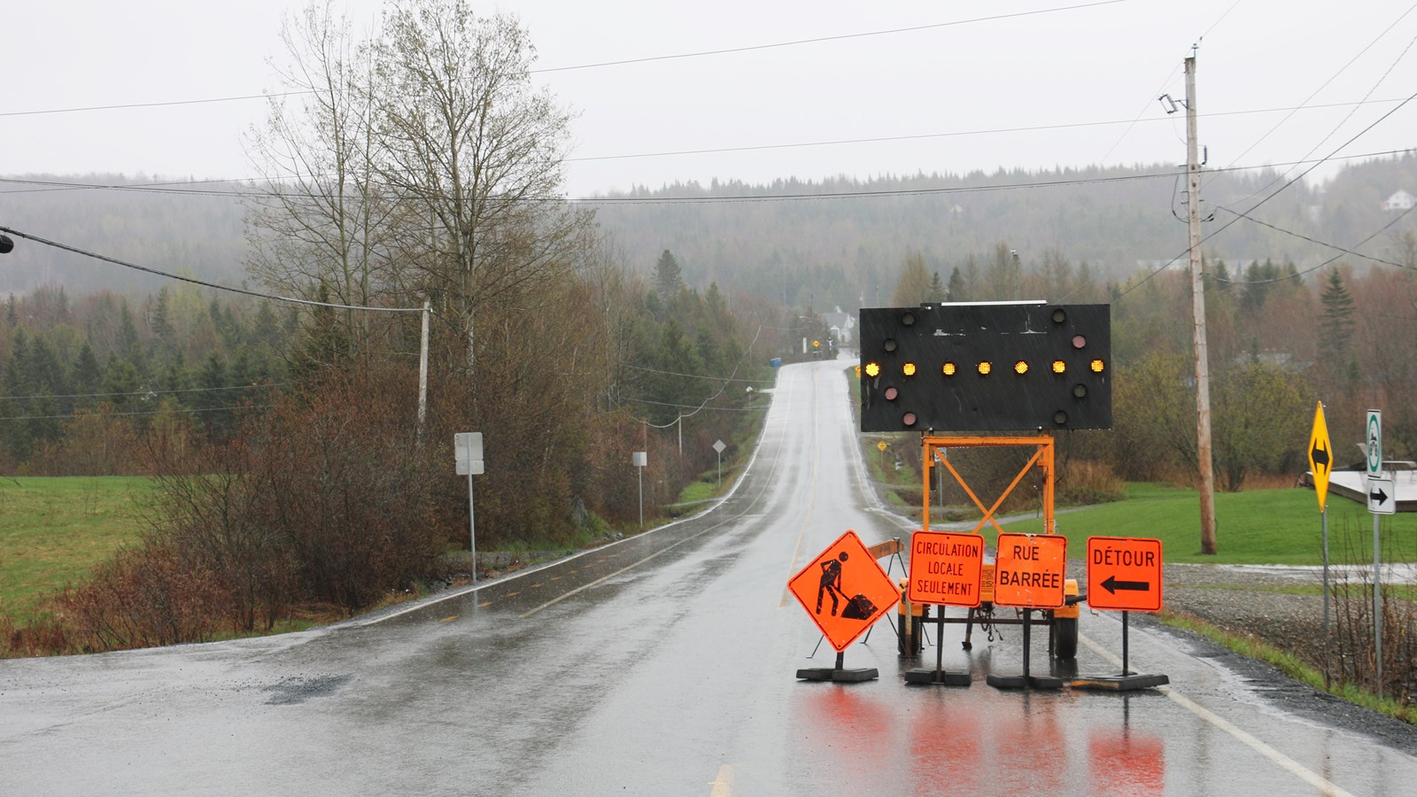 Début de travaux routiers à Saint-Victor