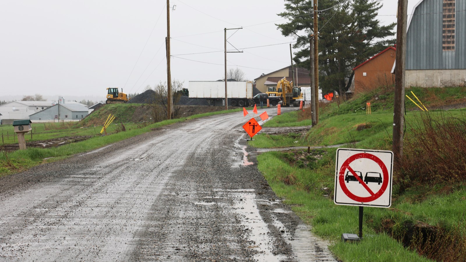 Début de travaux routiers à Saint-Victor